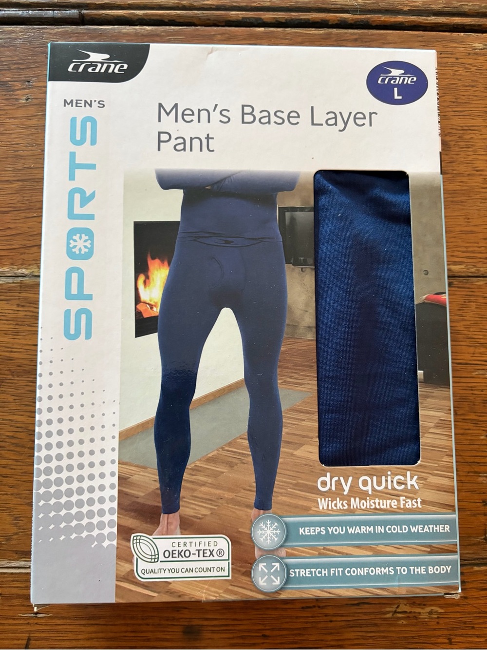 Crane Men's Base Layer Pant - Navy Blue